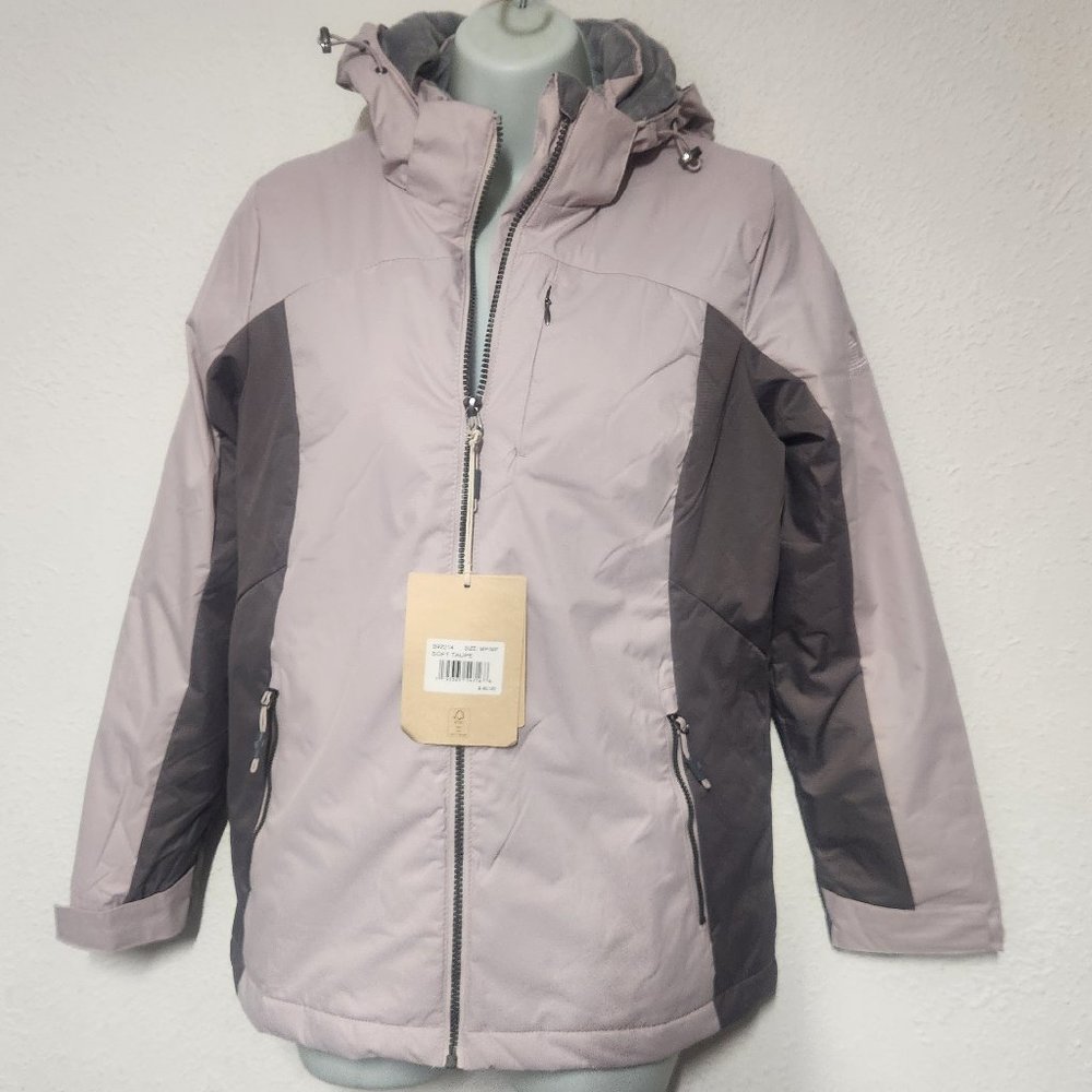 ZeroXposure ** stylish hooded jacket, lavendar, in size Medium-P